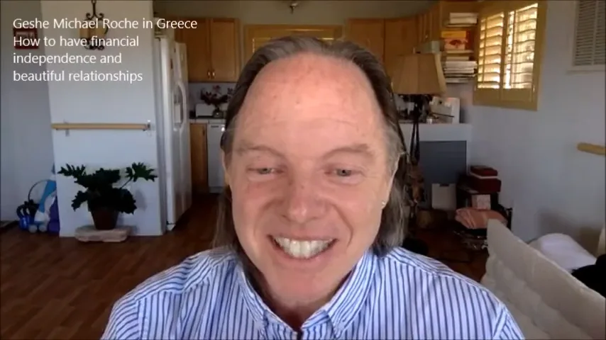 geshe michael roach in greece 2 tips for financial independence and beautiful relationships 4 8 screenshot